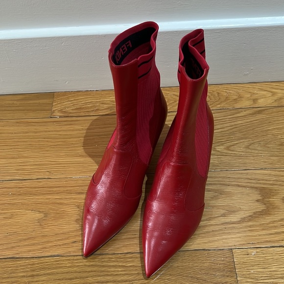 Fendi Stivali Leather Boots - Picture 4 of 8
